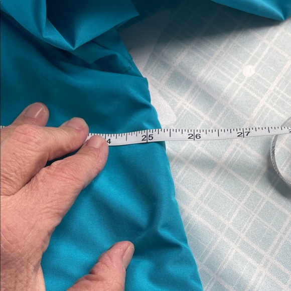 Weather Tamer Teal Button-Up Jacket - Picture 11 of 12